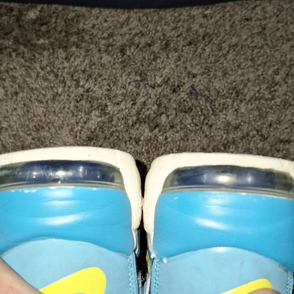 Nike "Air More Up Tempo Kaleidescope" basketball slip-on sneakers - 1 ½ - Picture 7 of 9